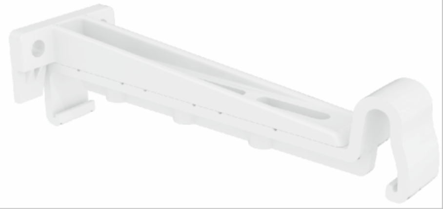 LESSO联塑组合式吊钩(檐沟)PVC-U屋面排水系统配件白色 dn110