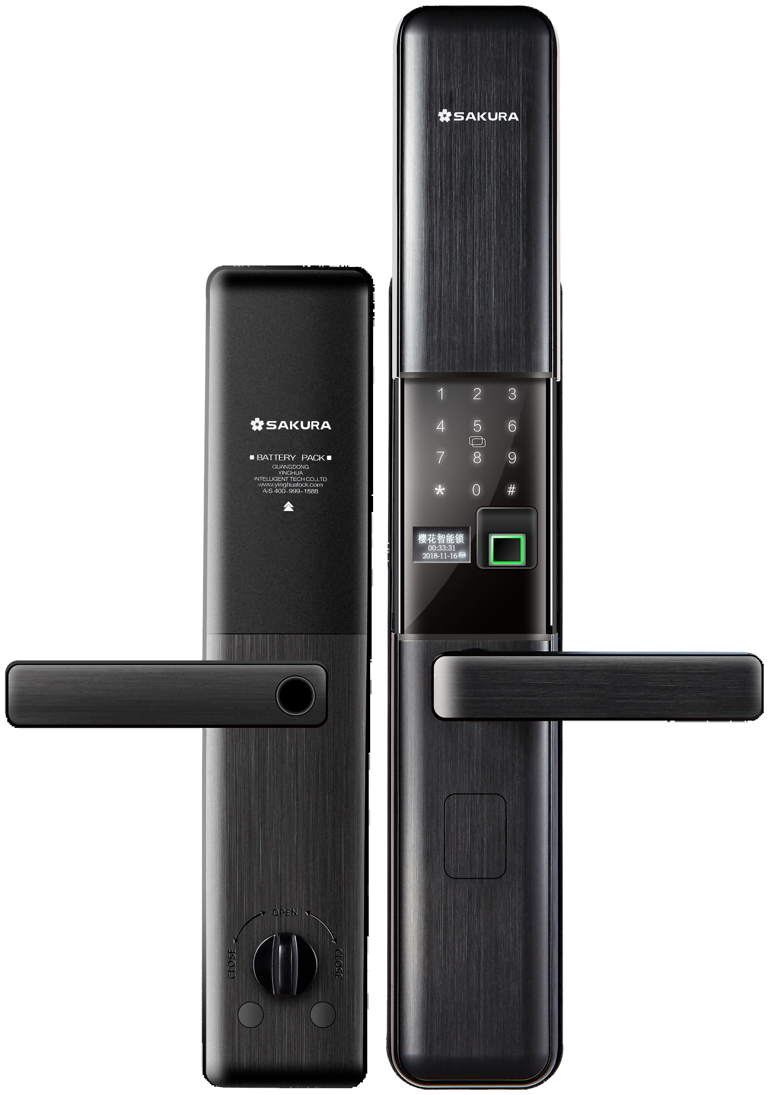 樱花智能锁 自动滑盖 dz-1088|-采筑商城