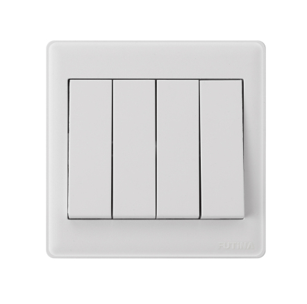 福田四位10A双控中型开关C-K42-10