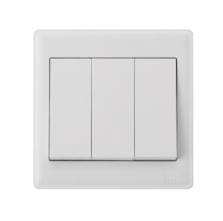 福田三位10A双控中型开关C-K32-10