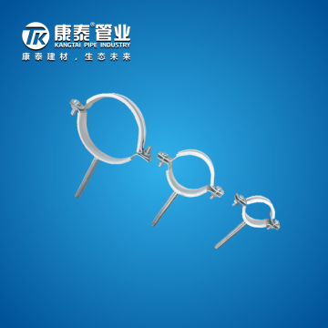 康泰PVC-U排水不锈钢包胶管卡φ50-φ160