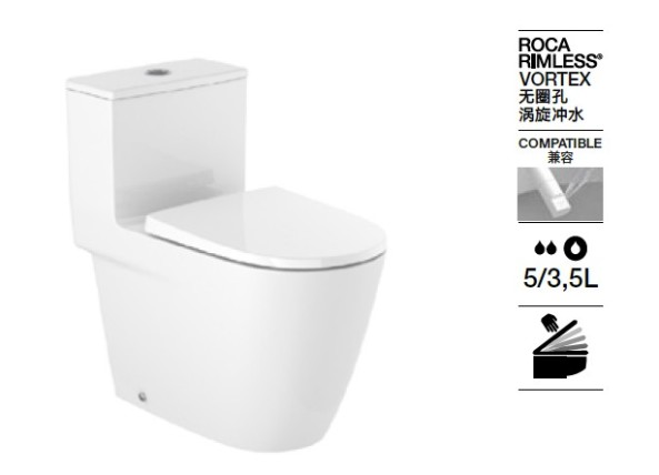 Roca 乐家 欧娜连体座厕
