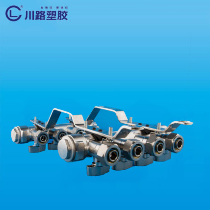 川路PE-RT铜镀镍温控分集水器DN25-20*2.0（智能型）_B