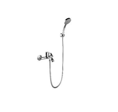 KOHLER亚伯挂墙式浴缸花洒龙头K-31877T-ZV-CP+K-72740T-CP